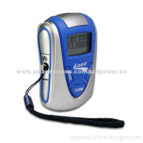 Multi-functional Pedometer with Panic Alarm for Emergency and Time Display